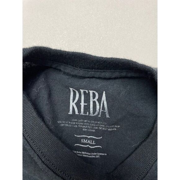 Reba Rumor Has It Graphic T-shirt Women Small Black Short Sleeve Music - Picture 4 of 5